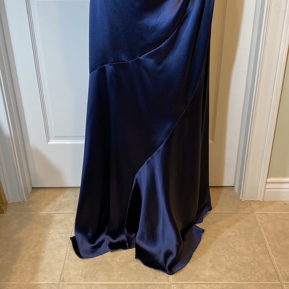 ASOS Satin Halted Maxi Formal Dress - Picture 4 of 12